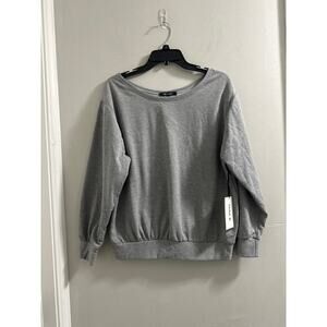 ‼️Yana K lola gray fleece sweater size‎ SMall